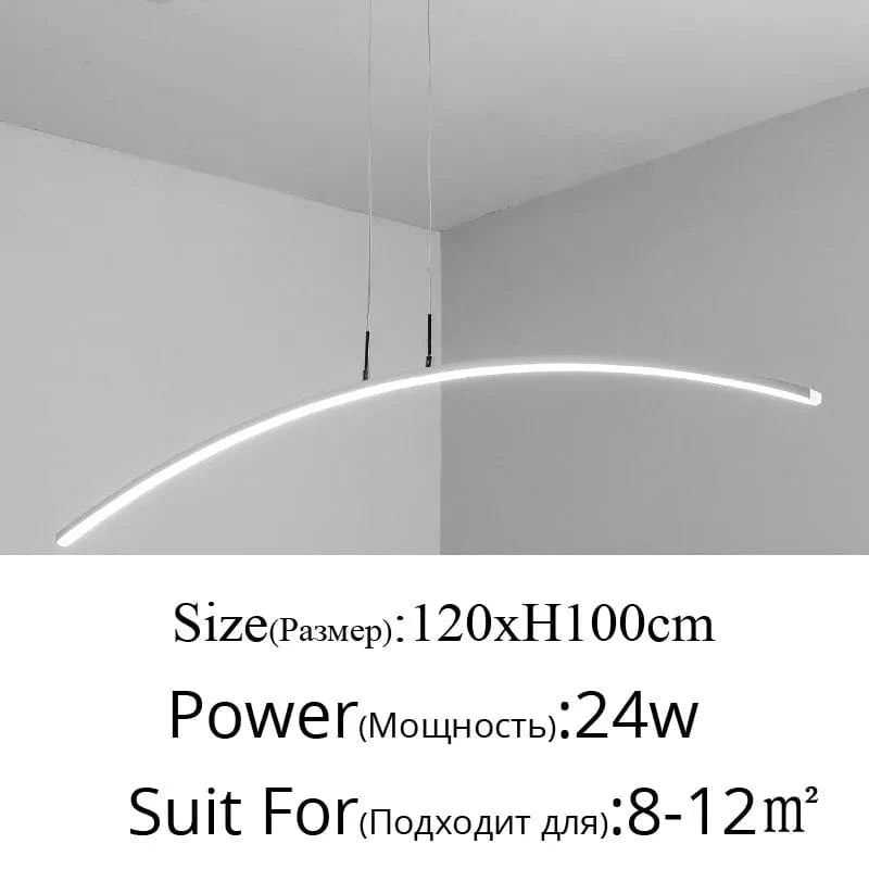 White QJ30 / Warm white Suspension LED Arc Dimmable