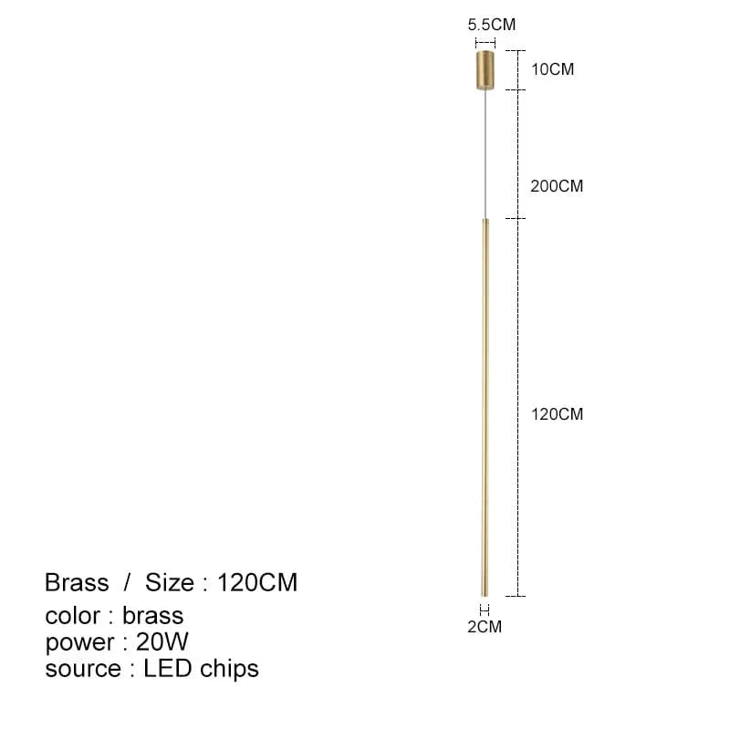 DORÉ 120CM / FROID Suspension led chambre