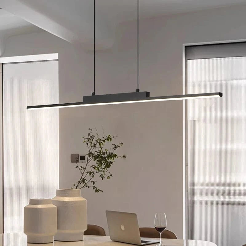 NOIR 100 CM / LUMIÈRE FROIDE ( SANS TÉLÉCOMMANDE ) Suspension led salle à manger