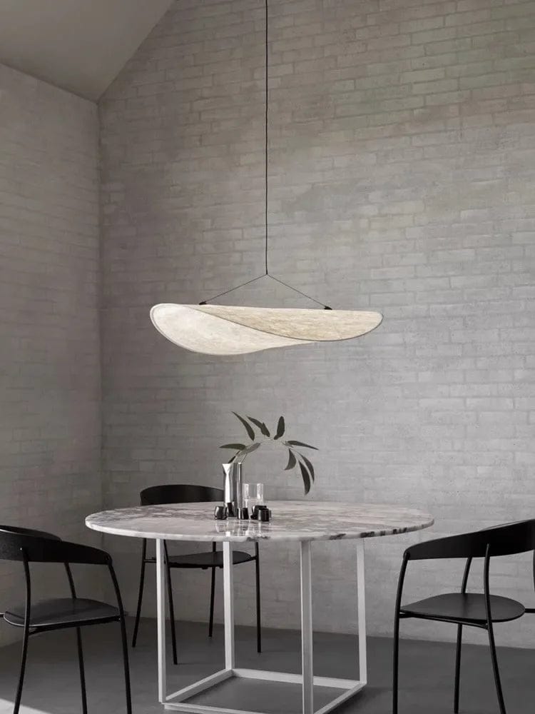 Suspension luminaire en tissu