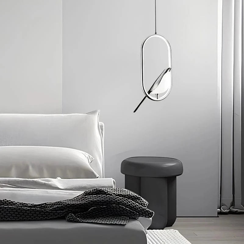 Suspension luminaire oiseau
