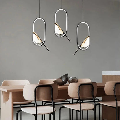 Suspension luminaire oiseau