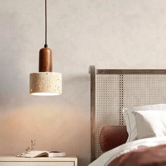 Dia 12x H16 CM Suspension luminaire pierre