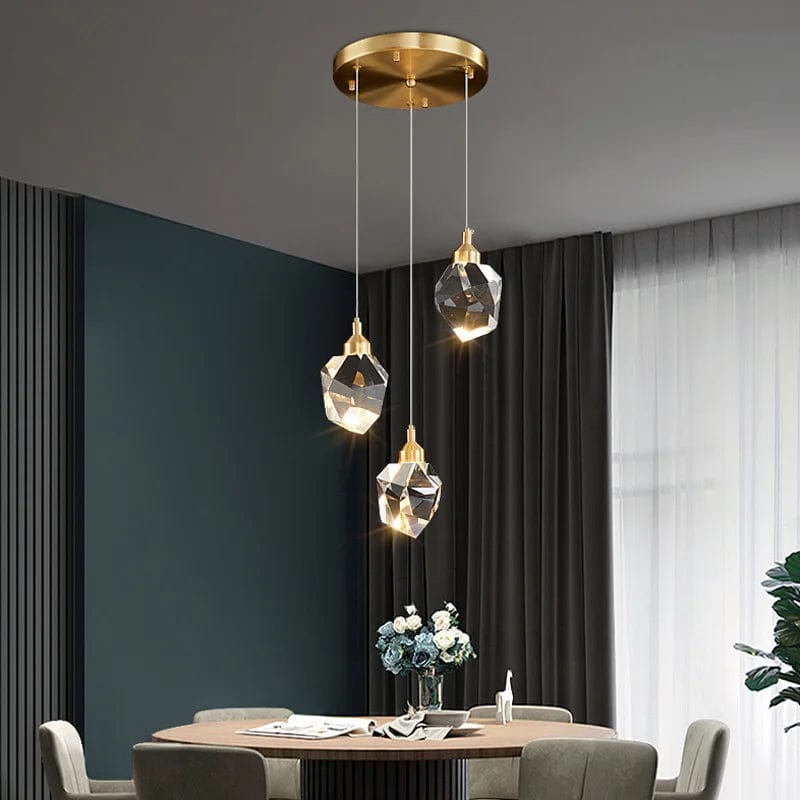 Suspension lustre cristal