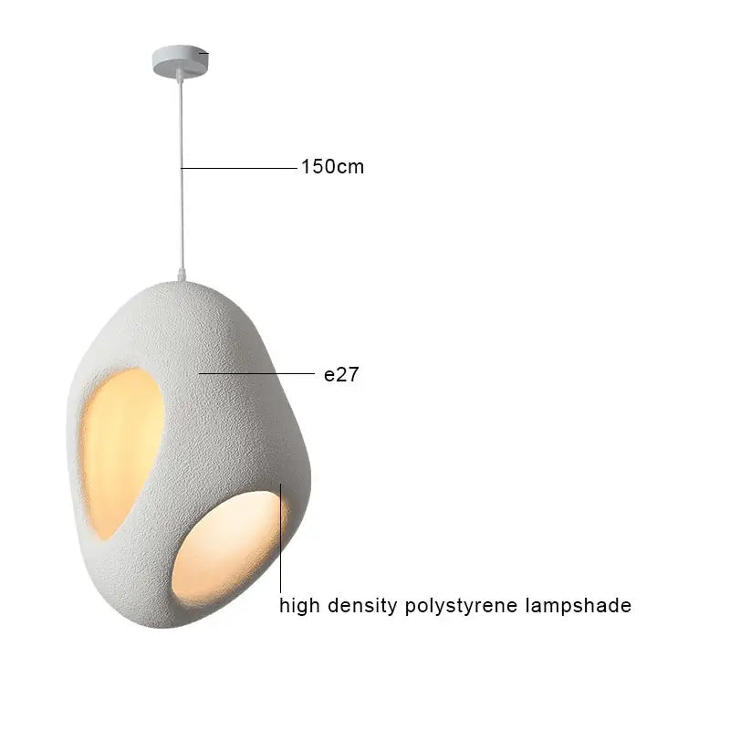 Suspension moderne design japandi
