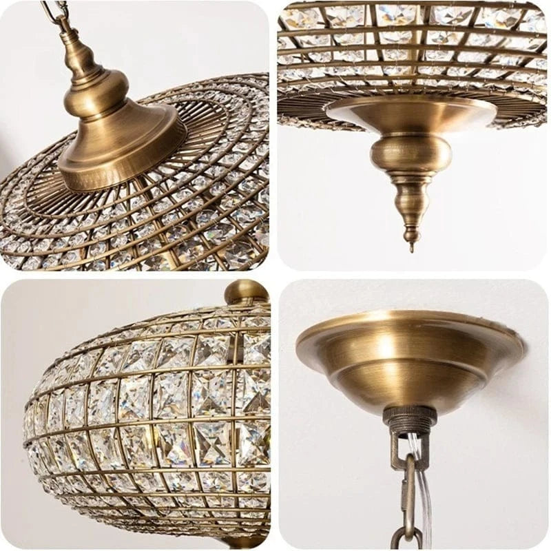 Customization / Natural light 4000k Suspension orientale en cristal