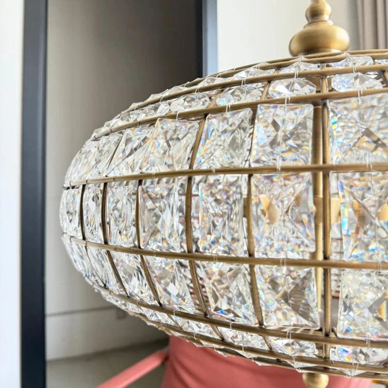 Suspension orientale en cristal