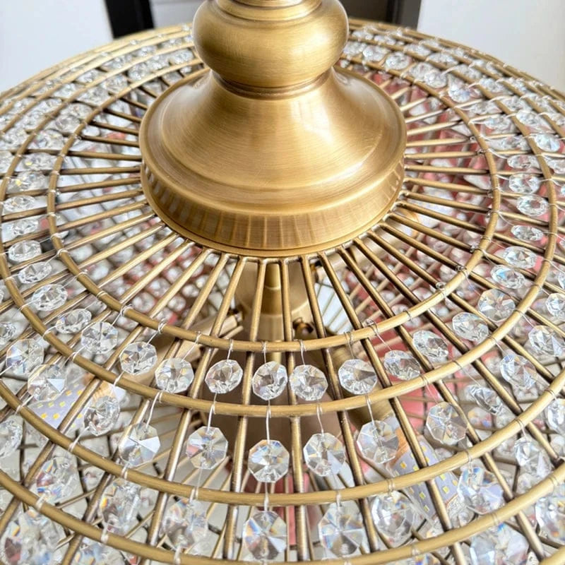 Suspension orientale en cristal