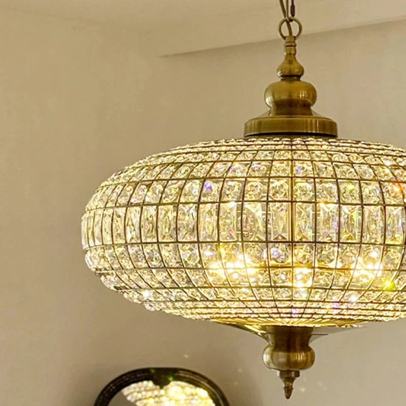 Suspension orientale en cristal