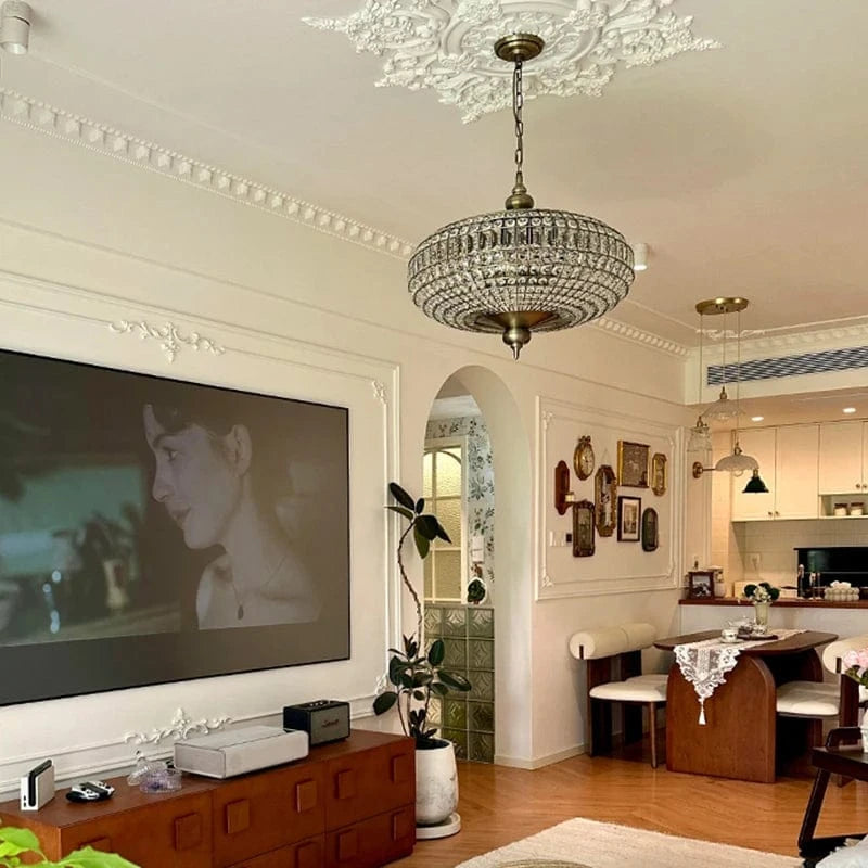 Suspension orientale en cristal