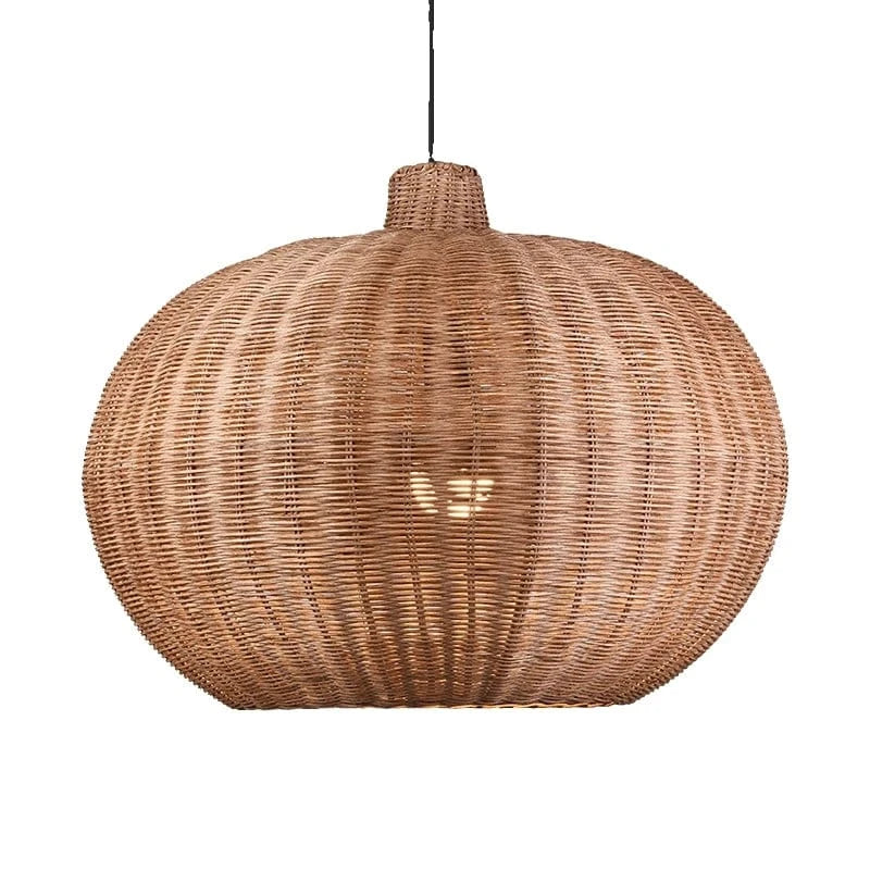 Suspension rotin boule