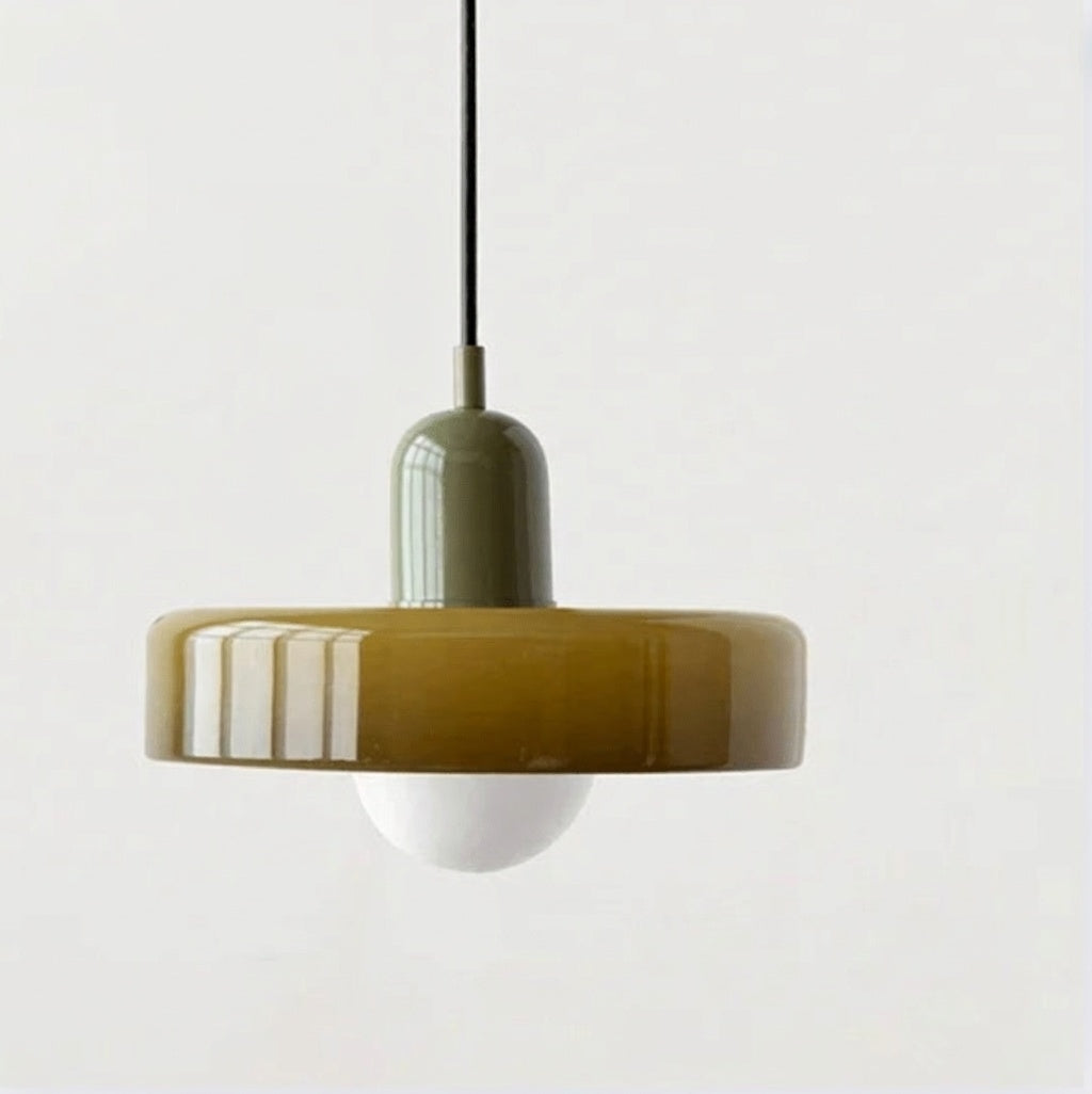 Suspension scandinave vintage VERT / OUI