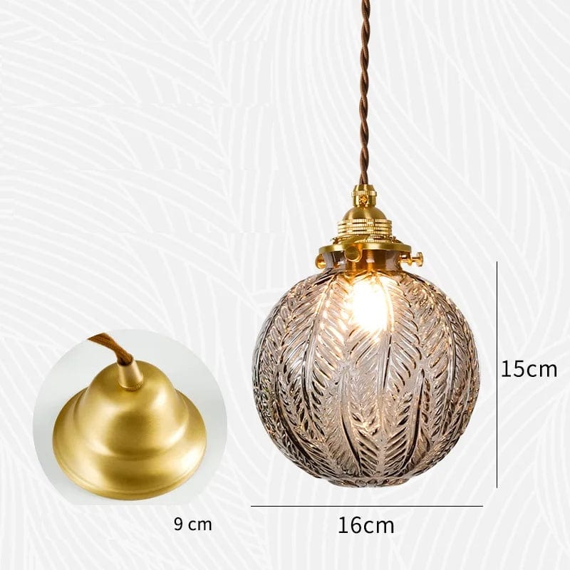 Suspension triple boule verre