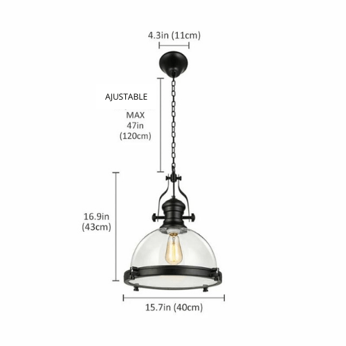 Suspension verre industriel