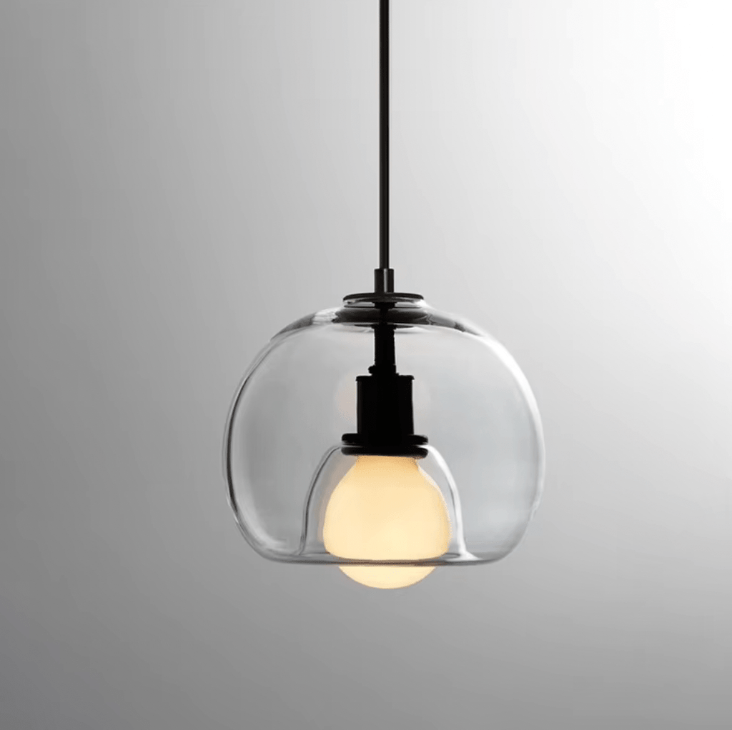 1 TÊTE / TRANSLUCIDE Suspensions en verre teinté