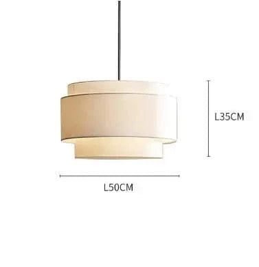 A dia-50cm / Warm White Suspensions Japonaise tissu