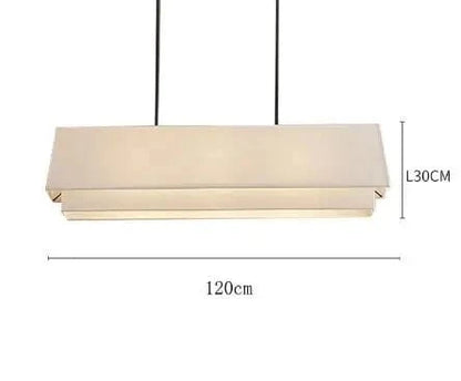 C L-120cm / Warm White Suspensions Japonaise tissu