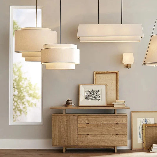 Suspensions Japonaise tissu