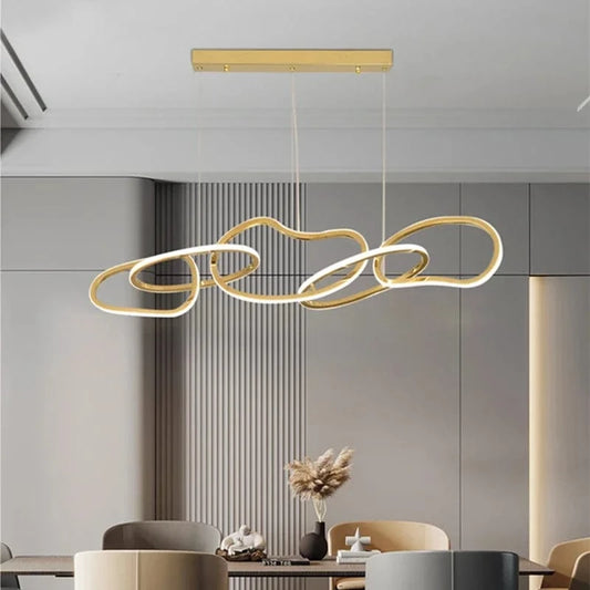 Suspensions led moderne art déco