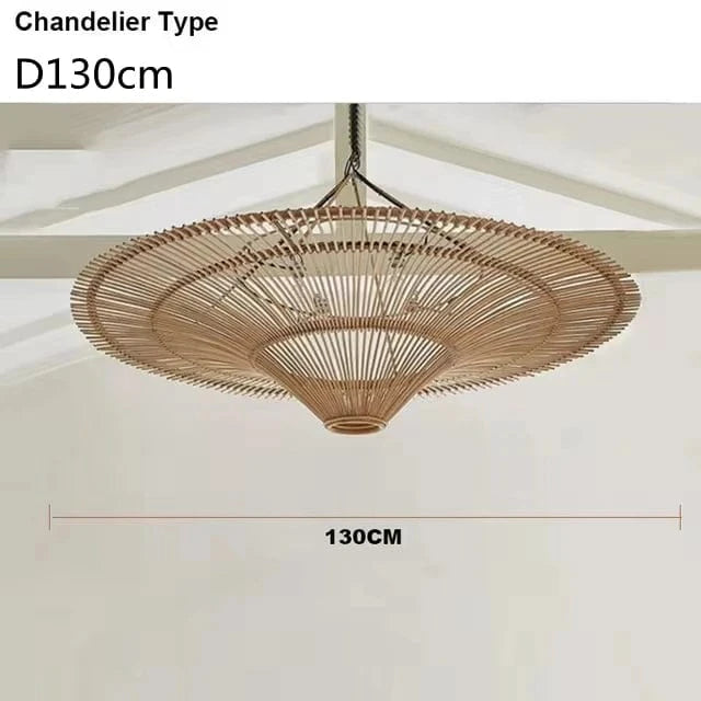130 CM Très grande suspension rotin