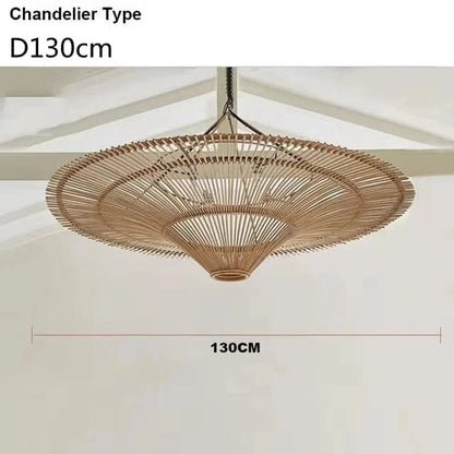 130 CM Très grande suspension rotin