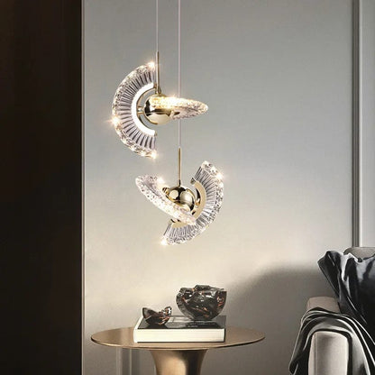 TRICOLORE Suspension luminaire cristal