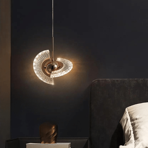 TRICOLORE Suspension luminaire cristal