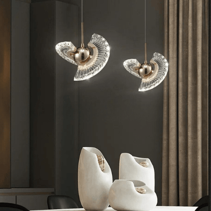 TRICOLORE Suspension luminaire cristal