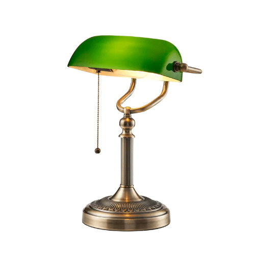 Vert Lampe à poser vintage