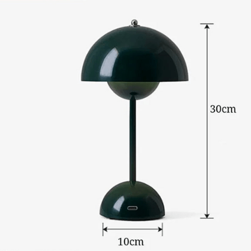 VERT Lampe champignon sans fil